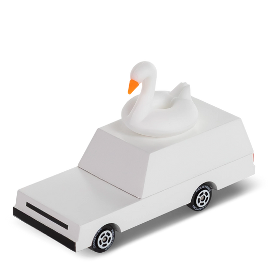Candylab White Swan Wagon Diecast Toy Car