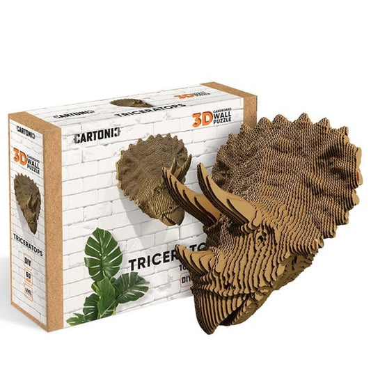 Cartonic Triceratops 3D Wall Puzzle