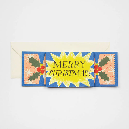 Hadley Christmas Cracker Starburst Pull-Out Card