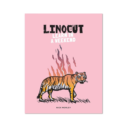 Linocut: Learn in a Weekend by Nick Morley