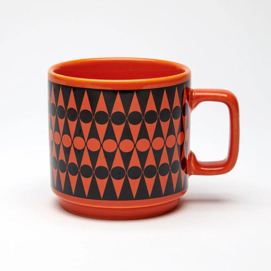 Magpie x Hornsea Backgammon Mug Orange