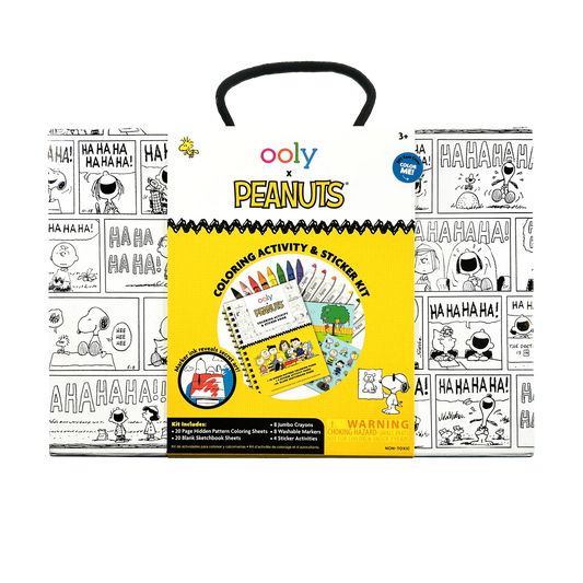 OOLY x Peanuts Colouring Activity & Sticker Kit