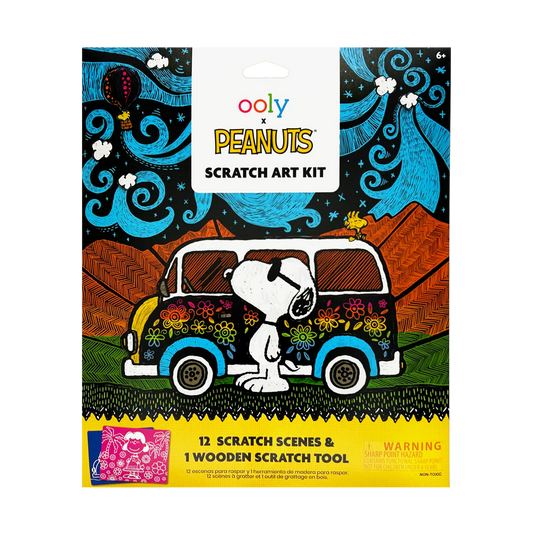 OOLY x Peanuts Scratch Art Kit