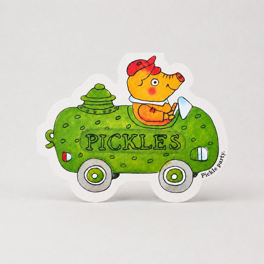 Studio Boketto Richard Scarry Pickle Pig Car Card