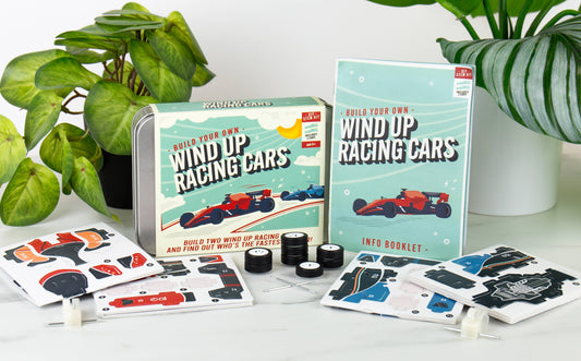 Gift Republic Build Your Own Wind Up Race Cars
