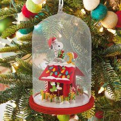 Hallmark Peanuts™ Snoopy Glass Dome Signature Ornament