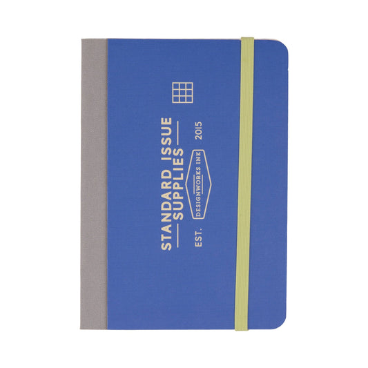 Designworks Ink Standard Issue Pocket Journal - Cobalt + Citron