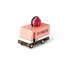 Candylab Donut Van Wooden Diecast Toy Car