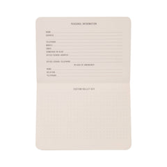 Designworks Ink Standard Issue Pocket Journal - Army Green + Chili