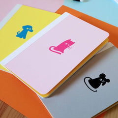 Odd Goose Critters Cat Pocket Notebook