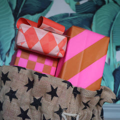 Petra Boase Ginger/Fluoro Pink Patterned Luxury Tissue Paper