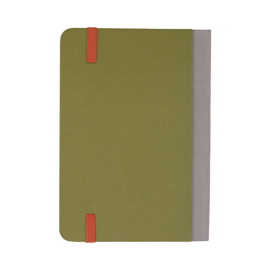 Designworks Ink Standard Issue Pocket Journal - Army Green + Chili