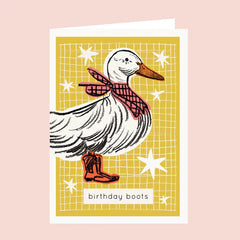 Aimee Mac Illustration Birthday Boots Card