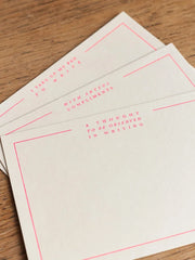 Another Loop 'I Take Up My Pen ...' Regency Notecard Pack