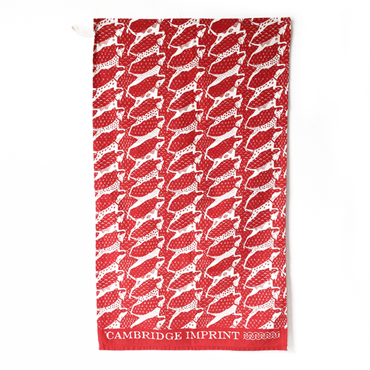 Cambridge Imprint Dogs Tea Towel