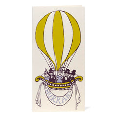 Cambridge Imprint Hot Air Balloon Long Card