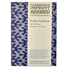 Cambridge Imprint Lined Pocket Notebook Kelp Blueberry