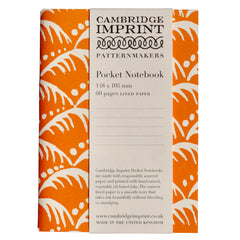 Cambridge Imprint Pocket Notebook Wave Blood Orange