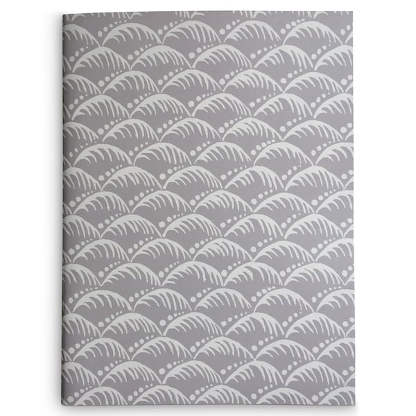 Cambridge Imprint Patterned Scrapbook in Wave Pearl Grey