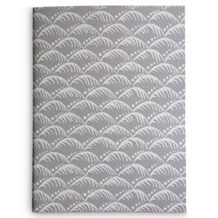 Cambridge Imprint Patterned Scrapbook in Wave Pearl Grey
