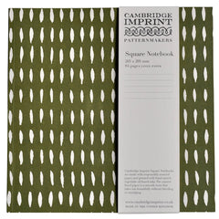 Cambridge Imprint Square Lined Notebook Seed Olive