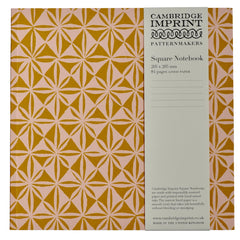 Cambridge Imprint Square Notebook with Lined Paper in Windmill Pink Sand