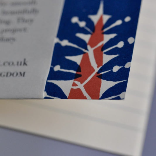 Cambridge Imprint Exercise Book Pinecone Blue and Red (Lined)