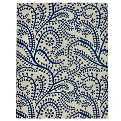 Cambridge Imprint Exercise Book Seaweed Paisley Prussian Blue (Lined)