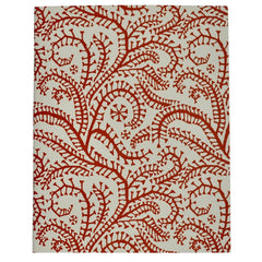 Cambridge Imprint Lined Exercise Book Seaweed Paisley Crimson