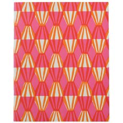 Cambridge Imprint Plain Exercise Book Threadwork Bright Pink and Orange