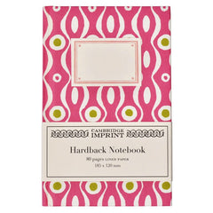 Cambridge Imprint Hardback Notebook Persephone Shocking Pink and Lettuce (Lined)