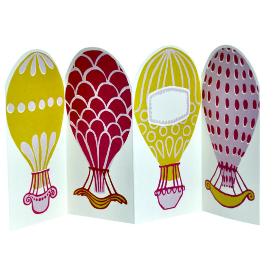 Cambridge Imprint Hot Air Balloons Blank Card