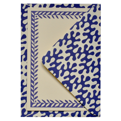 Cambridge Imprint Set of Notecards and Envelopes Kelp French Ultramarine