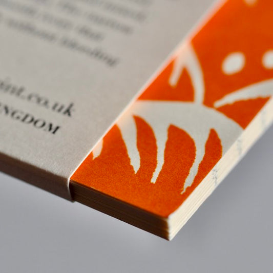 Cambridge Imprint Pocket Notebook Wave Blood Orange
