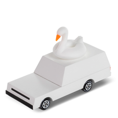 Candylab White Swan Wagon Diecast Toy Car