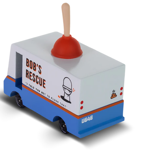 Candylab Plumbing Van Diecast Toy Car