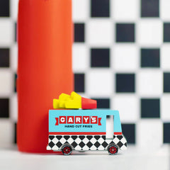Candylab French Fry Van Wooden Diecast Toy Car