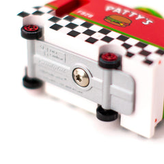 Candyvan - Hamburger Van - Wooden Diecast Toy Car Candylab