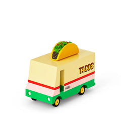 Candylab Taco Van Wooden Diecast Toy Car