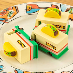 Candylab Taco Van Wooden Diecast Toy Car