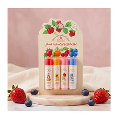 Celavi Strawberry Shortcake 4 Piece Lip Balm Set