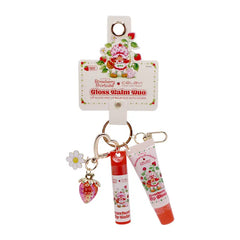 Celavi Strawberry Shortcake Gloss Balm Duo with Charms