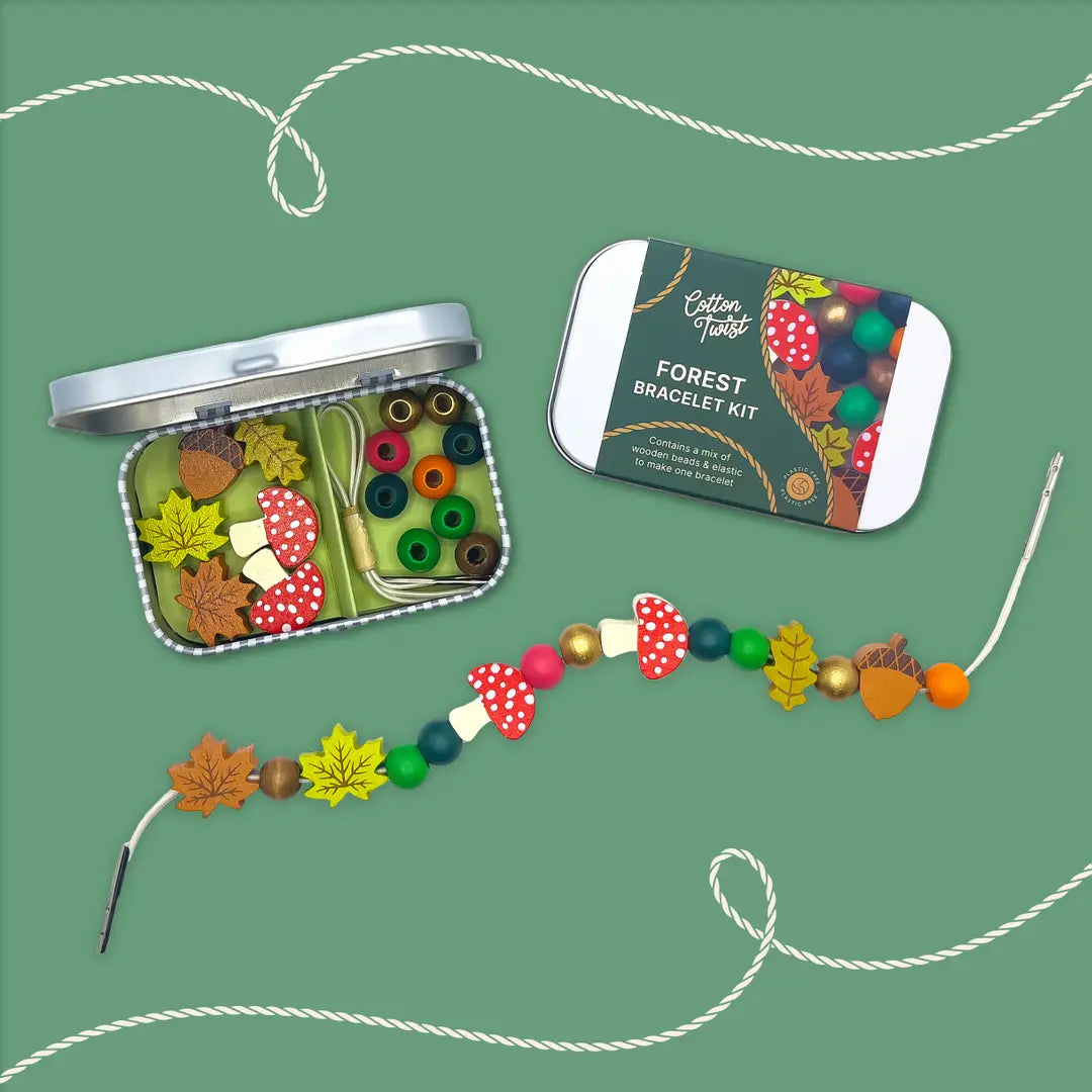 Cotton Twist Forest Bracelet Kit