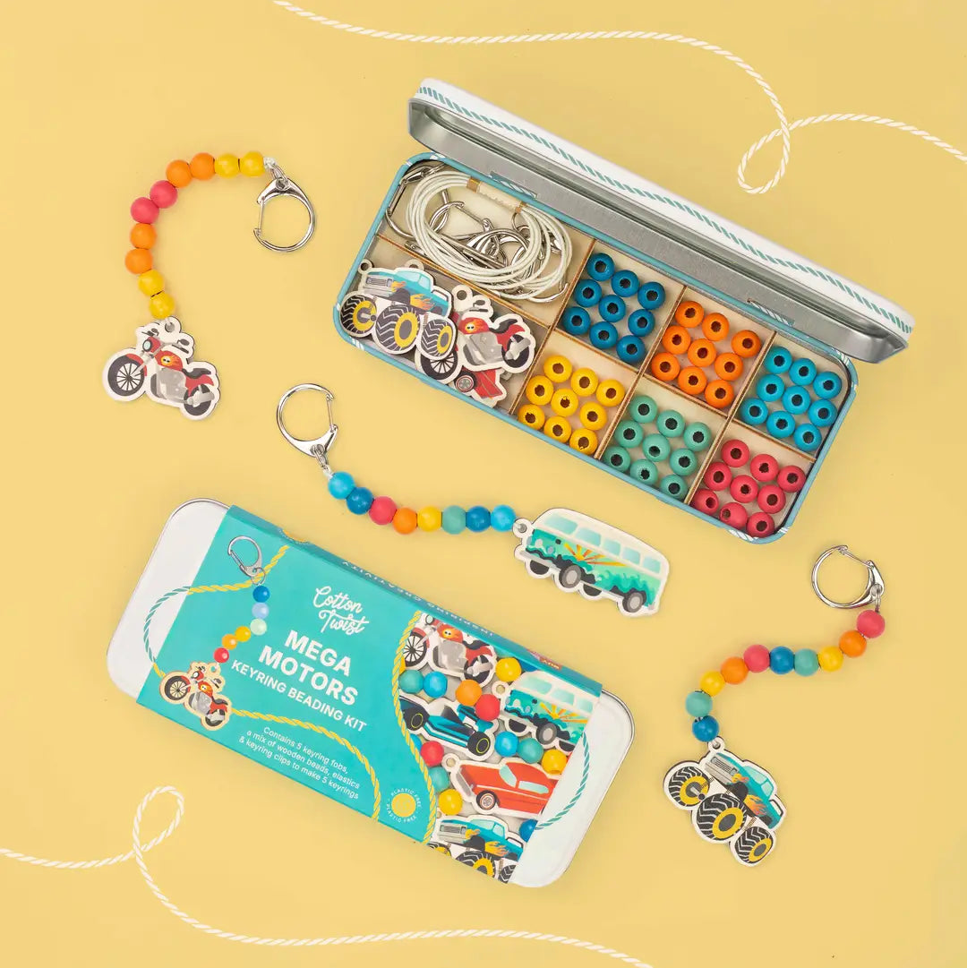 Cotton Twist Mega Motors Keyring Kit