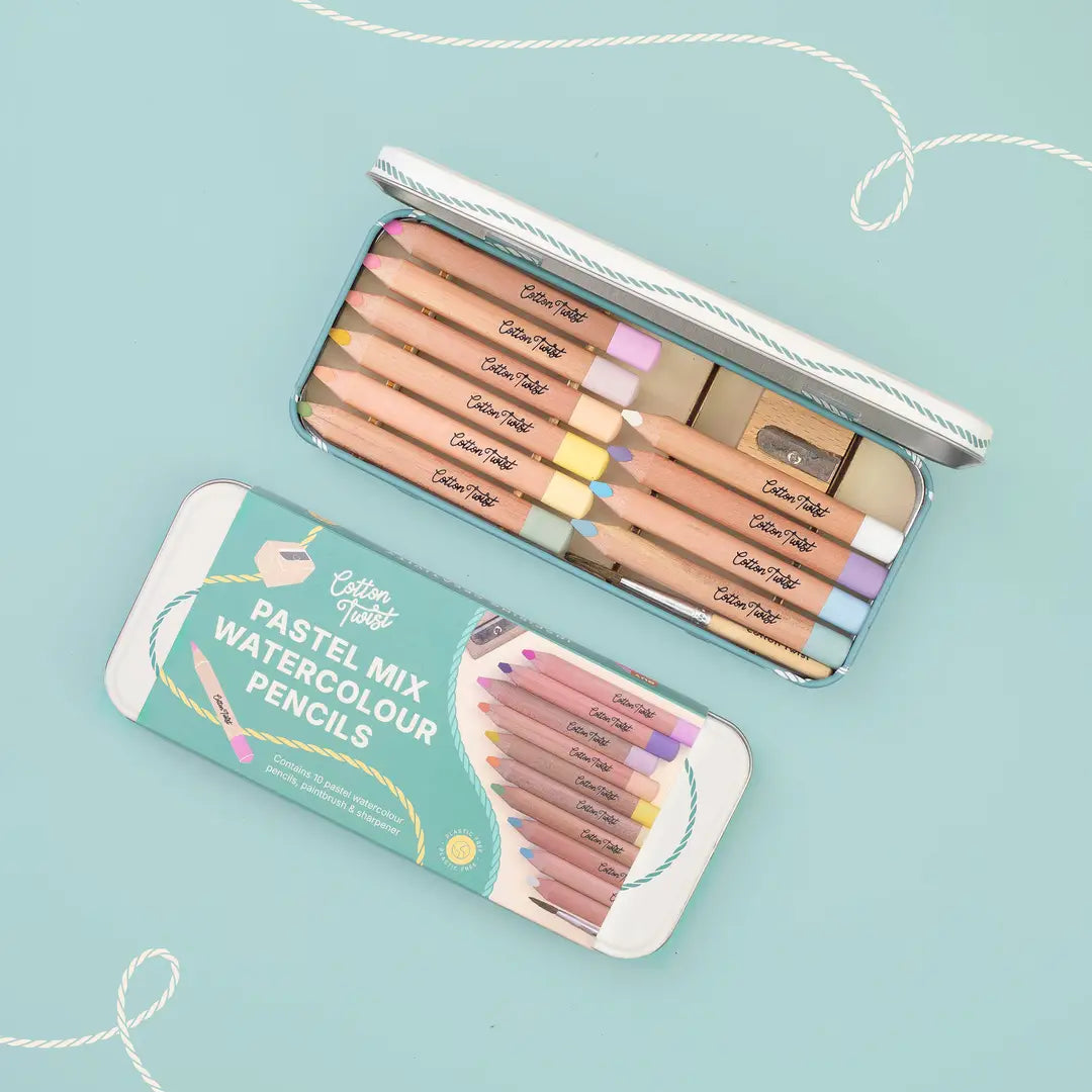 Cotton Twist Pastel Watercolour Pencil Set