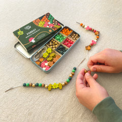 Cotton Twist Forest Bracelet Beading Kit