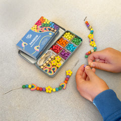 Cotton Twist Rainbow Bracelet Beading Kit