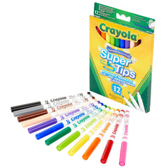 Crayola Supertips Super Washable Pens Pack of 12