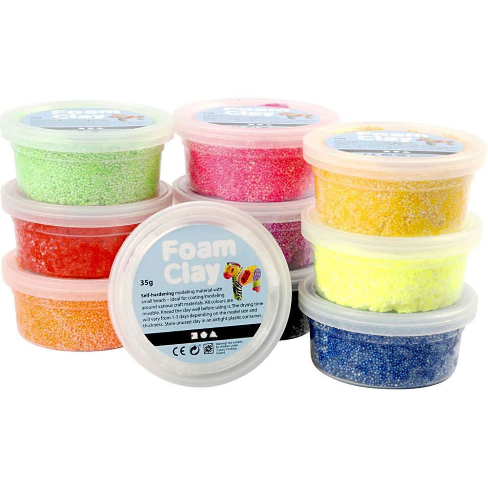 Creativ Company Foam Clay Set of 10