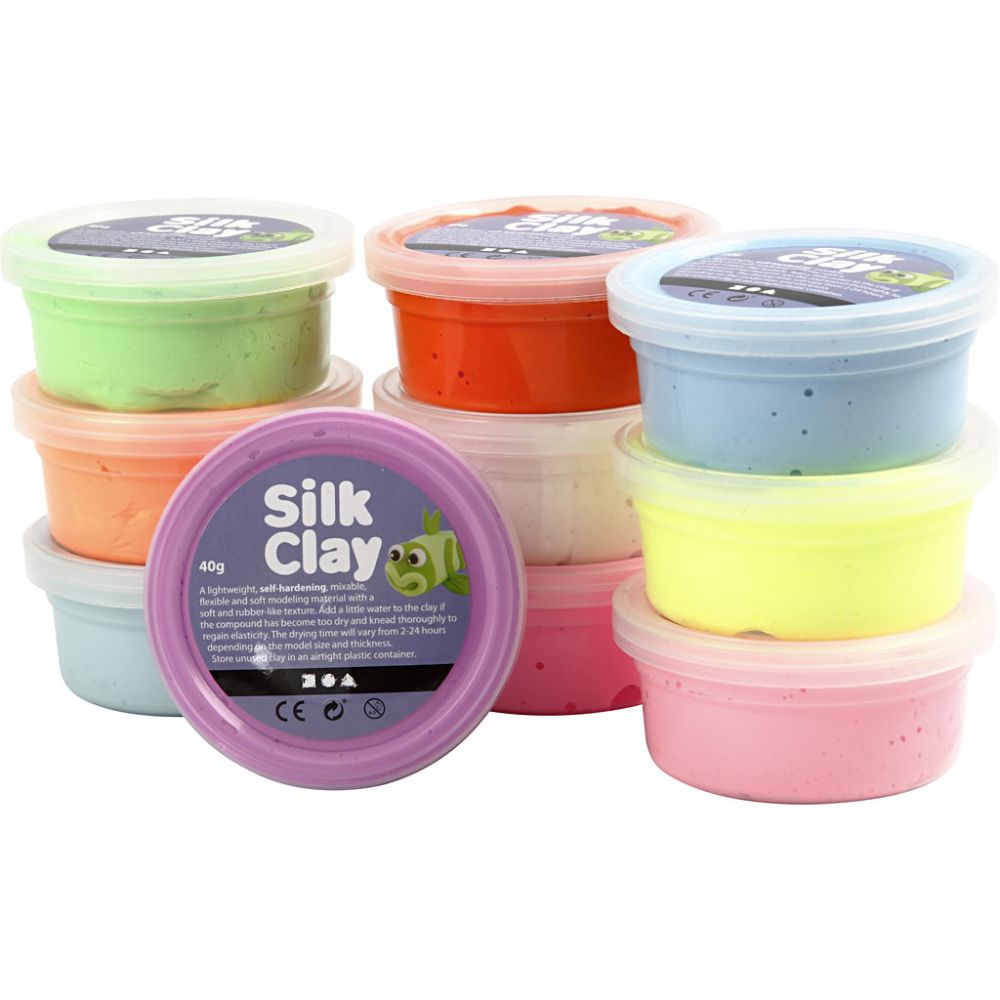 Creativ Company Silk Clay Set of 10
